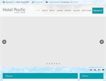 Tablet Screenshot of hotelpacific.it